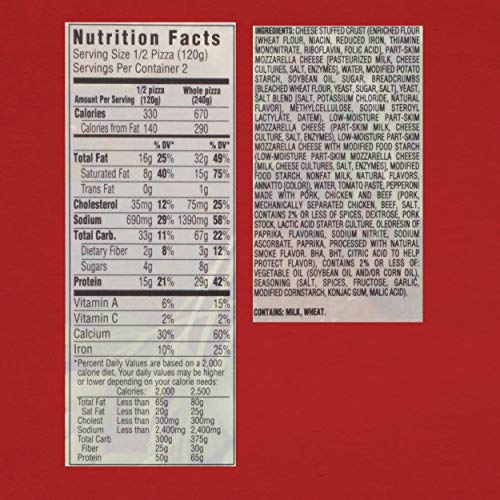 DIGIORNO Cheese Stuffed Crust Pepperoni Pizza - Image 3