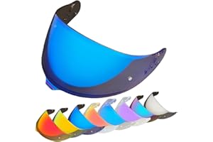 YMTSGEQ GT-Air 3 Helmet Visor Replacement.CNS-1C Helmet Face Shield UV Protection Compatible with GT-Air 3 (Revo Deep Blue)