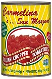Carmelina San Marzano Italian Chopped Tomatoes in Puree, 14.28 ounce (Pack of 12)