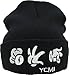 YCMI Winter Warm Mickey Hands Letter Kush Weed Marijuana Beanies Hat Skully