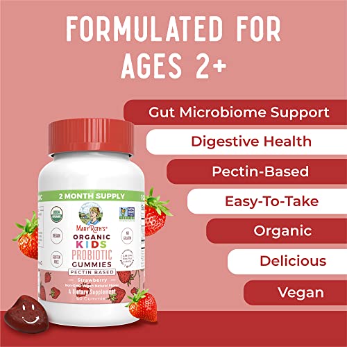 MaryRuth's USDA Organic Probiotic Gummy Digestive and Immune Support