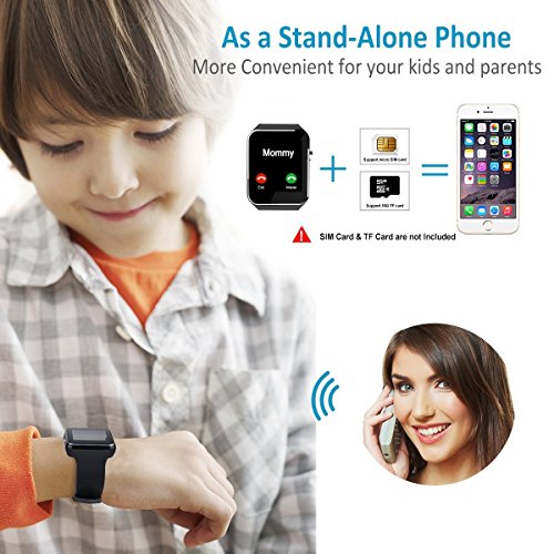 image for Luckymore Bluetooth Smart Watch Touchscreen with Camera,Unlocked Watch