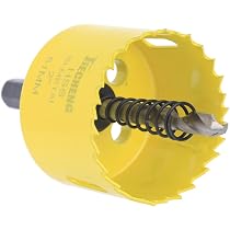 JIECHENG 4-Inch HSS M42 Bi-Metal Hole Saw Kit With Arbor - Cuts Wood, Steel, Aluminum Up To 1.5" Deep