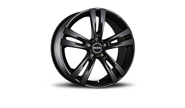 MAK Zenith. Mate Negro 8 x 18 ET40 5 X 110 Hub Llantas de ...