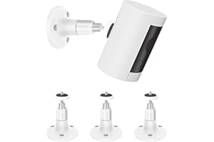 3 Pack BFYTN Wall Mount Compatible with Stick Up Cam Wired/Battery and Indoor Cam HD (1st Gen) Security Camera,360 Degree Adjustable Mounting Bracket (White)