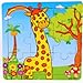 2 pics Wooden Cartoon Animal Puzzles ,Educational Toys for 0-4 Year Old (16 pieces),baby Kids Training Toy -Assorted Styles