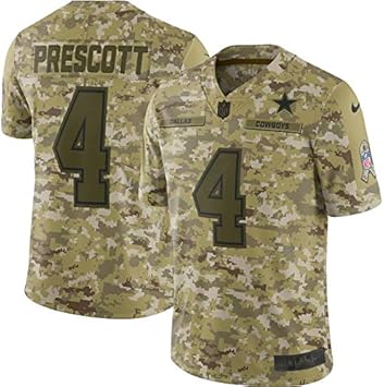 Amazon Co Jp Nfl カウボーイズ ダック プレスコット ユニフォーム ジャージ サルート トゥ サービス リミテッド ナイキ Nike カモ M 並行輸入品 スポーツ アウトドア
