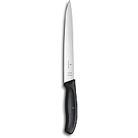 Victorinox Swiss Army Classic 8-Inch Fillet Knife, with Straight Flexible Blade, Black (6.8713.20US1)