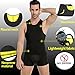 SEXYWG Mens Control Tummy Sauna Vest Neoprene Slimming Sweat Shirt Running Tank for Gym Weight Loss