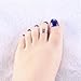 VIKI LYNN Toe Ring for Women 925 Sterling Silver Adjustable Open Ring Tail Ring Foot Jewelry Summer Beach Birthday Mother’s Day Valentine's Day Gift for Women, Friend, Her Silver