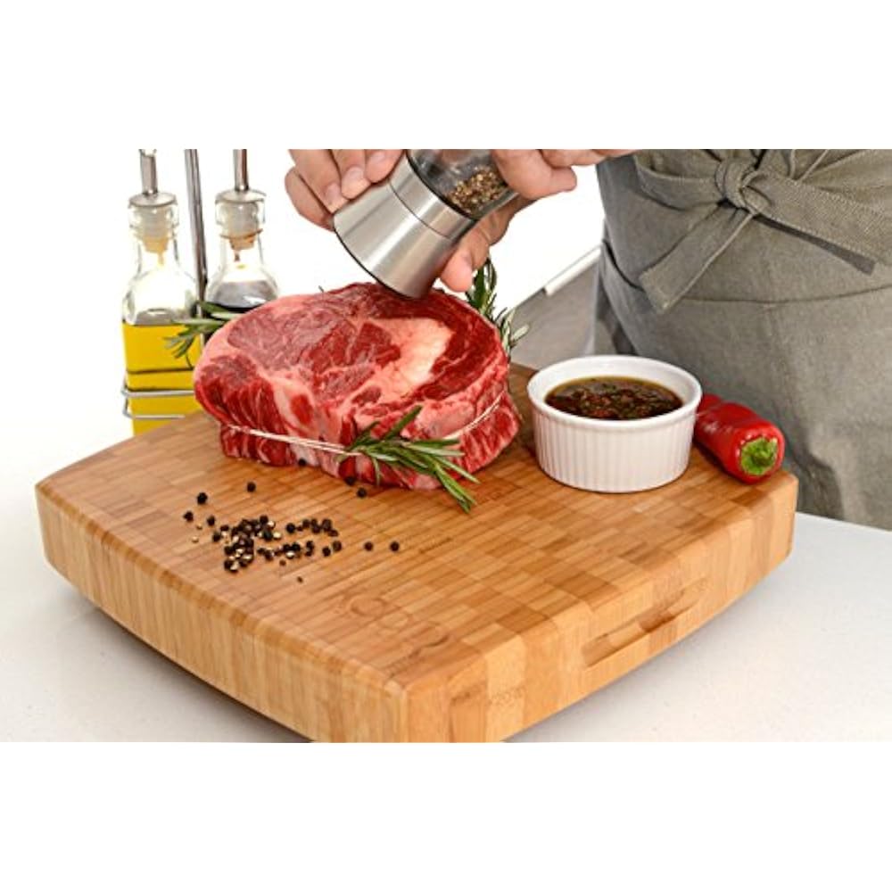 HIGHEND Cutting Boards Large Bamboo With Feet By THE MOST SOPHISTICATED, THICK eBay