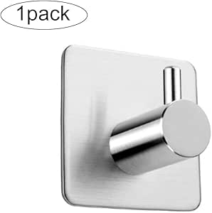 Gancho de Baño Perchero para Pared Puerta Toalla, Ganchos Adhesivos
