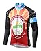 MR Strgao Men's Cycling Winter Thermal Jacket Windproof Long Sleeves Bike Jersey Bicycle Coat Size L