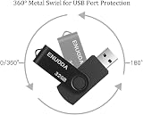 ENUODA 32GB USB 2.0 Memory Stick Swivel Design Black view 4