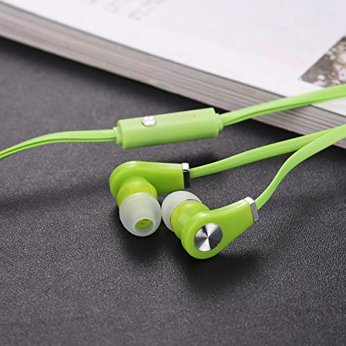 Bulk Earbuds with Microphone Wholesale 50 Pack Earphones Noodle Headphone with Mic Multi