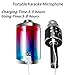 Wireless Portable Karaoke Microphone - 2018 New design Instagram 5000+Likes Bluetooth Karaoke Microphone/Handheld Cellphone Karaoke Player for iPhone or Android Smartphone & PC (Black)