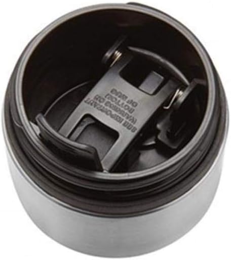 Luxe Autoseal, tazza termica, thermos acciaio inox, borraccia chiusura sottovuoto, bicchiere chiusura ermetica, lavastoviglie, tazza caffè con coperchio pulizia facile senza BPA; White Zinfand