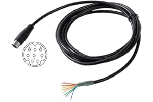 JuHXenWire Breakout Cable Yaesu CT-62 CAT 8 Pin Mini Din Male Programming Serial Adapter for Yaesu Data CAT Linear Tuner FT-8