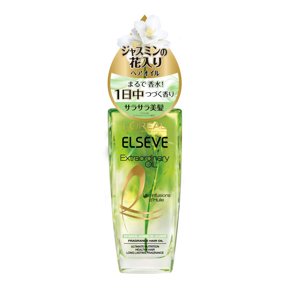 L'Oreal Paris(ロレアルパリ) ヘアオイル エルセーヴ エクストラオーディナリーオイル ジャスミン インフュージョン フレグランス メンズ スタイリング さらさら 洗い流さないトリートメント商品画像