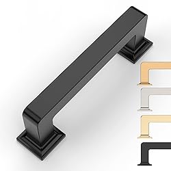 9BUILD 10 Pack 3 Inch Cabinet Handles Matte Black