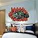GRAVE DIGGER bursting through bricks monster truck monster jam 3D Wall Decal Sticker 18