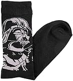 Star Wars Darth Vader Reaching Men's Crew Socks Shoe Size 6-12 Black
