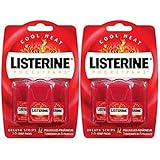 Listerine PocketPaks Oral Care Strips, Cool Heat 72 ea (Pack of 2)