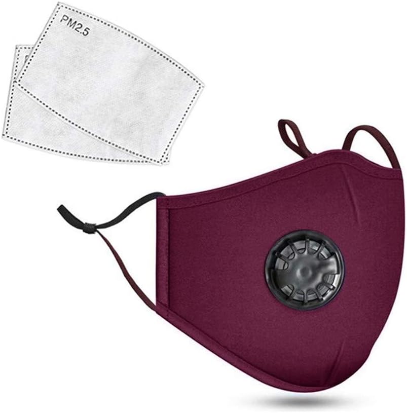 Sunnyadrain Reusable Dustproof Mouth Cover,Dust PM2.5 Windproof Foggy Haze Pollution Respirato Purple