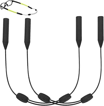 Adjustable no Tail Eyeglasses and Sunglasses Holder Strap Cord, Eyeglass Retainer (30cm/11.8inch)