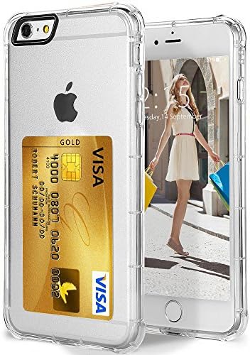 iNcool iPhone 6S Case Transparent Clear Back Case Reinforced PC Frame Durable Crystal with Rubber Bumper Shock Protection Cover Case for Apple iPhone 6/6s 4.7inch