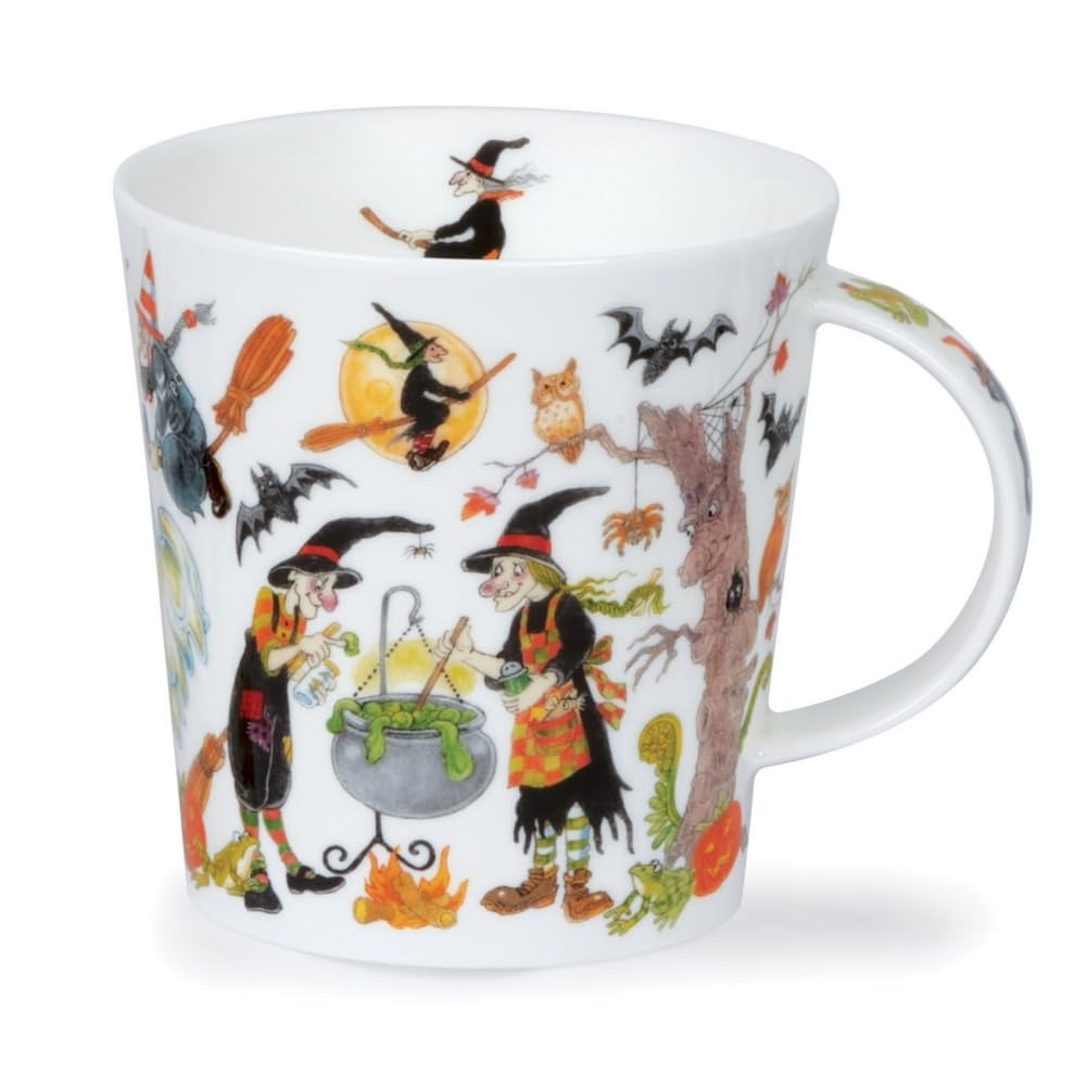 Dunoon Caingorm Fine Bone China Halloween Mug Spellbound Witches (0.48L, Cauldron)