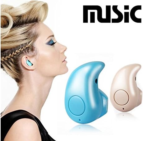 Apple Android iphone 7 plus, Samsung, HTC, Earbud Mini Wireless Headphone Bluetooth 4.0 (Multicolor) Super Light Weight (White)