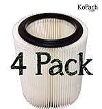 Craftsman / Ridgid Wet/dry Generic Vac Filter 4 Pack Bulk