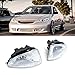 VioGi Fit:04-05 Honda Civic 2-Door Coupe/4-Door Sedan Clear Lens Fog Lights Kit w/ Bulbs+Switch+Wiring+Harness+Relay+Bracket+Necessary Mounting Hardware