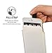 iPhone 8 iPhone 7 IPhone 6 6S 4.7 Sleeve , [ Minimalism ] Elastic Pull Strap , Synthetic Leather Protective Sleeve Pouch Cover Case , Professional Executive Case Design . - White