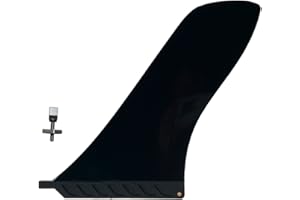 saruSURF 9" US Box Center Race Cruise surf SUP Hard fin for SUP Longboard airSUP AIR7 Skeg with Free 'No-Tool' Fin Screw
