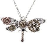 Zed ShadoWw Steampunk Dragonfly Pendant Sweater