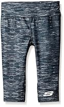 Skechers Big Girls' Sport Active Capri Legging, Black, Large