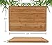 EXTRA LARGE Bamboo Cutting Board w/Handles and Juice Grooves | Free Non-slip Grips |Wooden Chopping Board for Meat (Butcher Block), Vegetables, Fruit | Perfect Serving Board (18 x 12