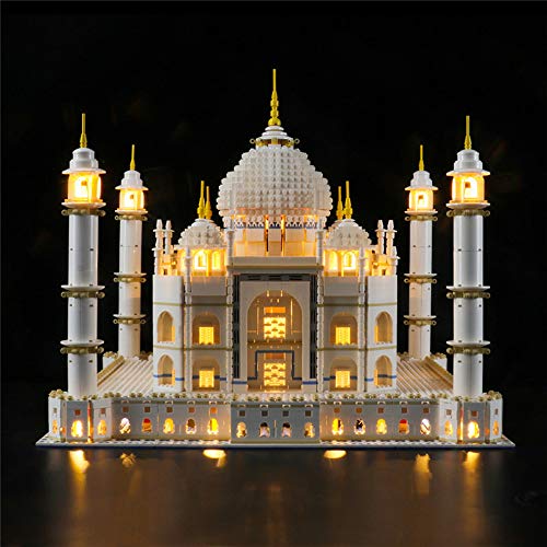 ZHLY LED Licht-Set für Lego Creator Taj Mahal Beleuchtung Lichtset Kompatibel Mit Lego 10256 USB und Batterie Betrieben…