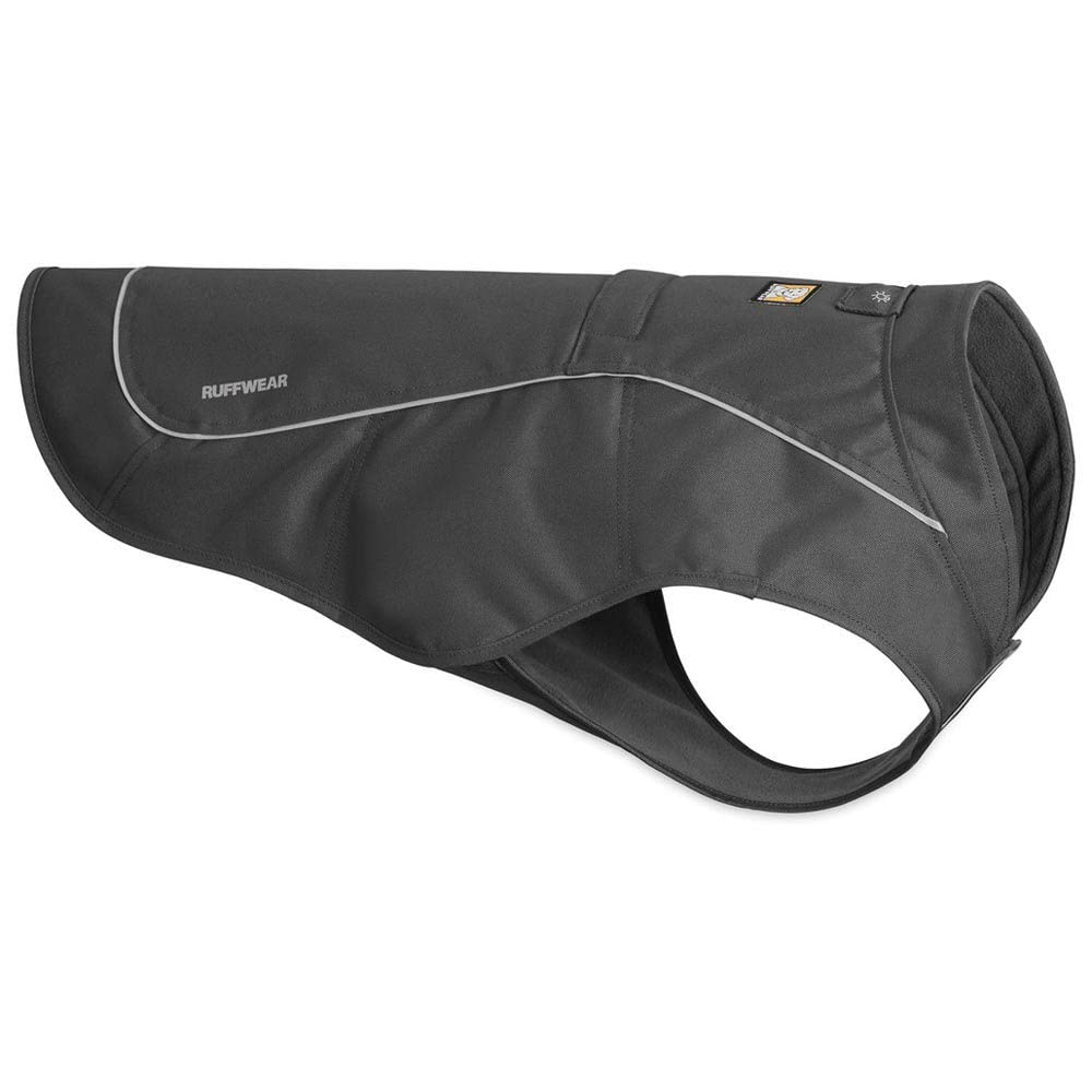 RUFFWEAR Abrasion-Resistant Dog Jacket with Fleece Lining, Miniature Breeds, Size: XX-Small, Twilight Grey, Overcoat