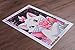 Pink Flower Cat Diamond Painting Kits 14x20 Inch Round Full Drill Cute Cat Crystal Diamond Dot Kits Perfect for Relaxation and Home Decor (Marie Cat)
