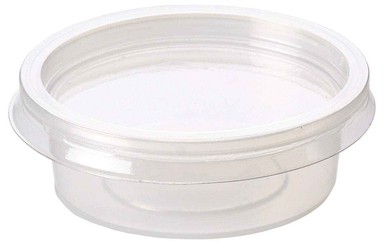 Sabco - 100pcs 2oz Sauce Containers, Sauce Pots, Small Plastic Pots, Wax Melt Packaging