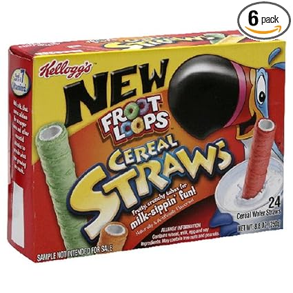 Kellogg's froot loops cereal straws (038000339189)