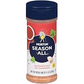 Morton Season All Purpose Seasoning, Seasoned Salt, 8 Ounce | Spices and Seasonings with Black Pepper, Onion and Garlic, Hint of Chili Pepper, Beef, Poultry, Steak seasoning