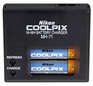 Nikon NiMH Battery & MH71 Charger Kit for Coolpix L