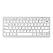 Bluetooth Keyboard — Jelly Comb Compact Bluetooth Keyboard Ultra Slim for iOS Android Windows Mac OS PC Tablet Smartphone (Compatible for iPad pro, iPhone X, SamsungTab, Surface pro and More)-Silver