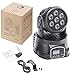 U`King Stage Lighting Moving Head Light 7 LEDsx10 W 4 Color RGBW with DMX Control Mode for DJ KTV Disco Party