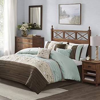 Amazon Com Madison Park Tradewinds Comforter Set King Blue Home