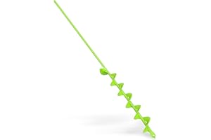 SYITCUN Auger Drill Bit for Planting - 2" X 32" Heavy-Duty Garden Auger Spiral Drill Bit - Bulb Planter Tool - 3/8" Hex Drive Drill